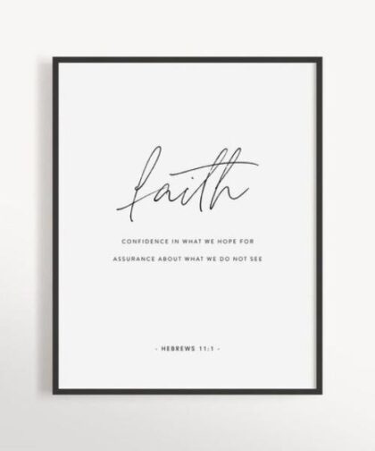 Faith Calligraphy